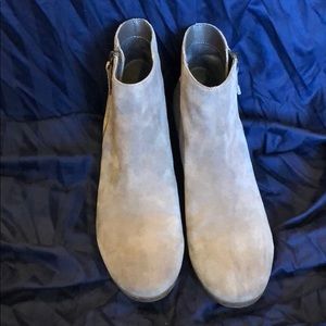 COPY - Nicole Taupe Suede Booties